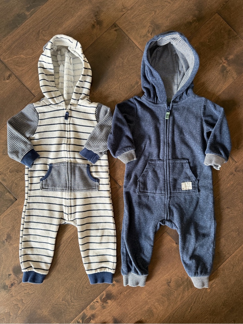 Carter's Hooded One-Piece Footie Set